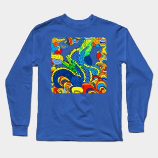 Colorful Sea Serpent Long Sleeve T-Shirt